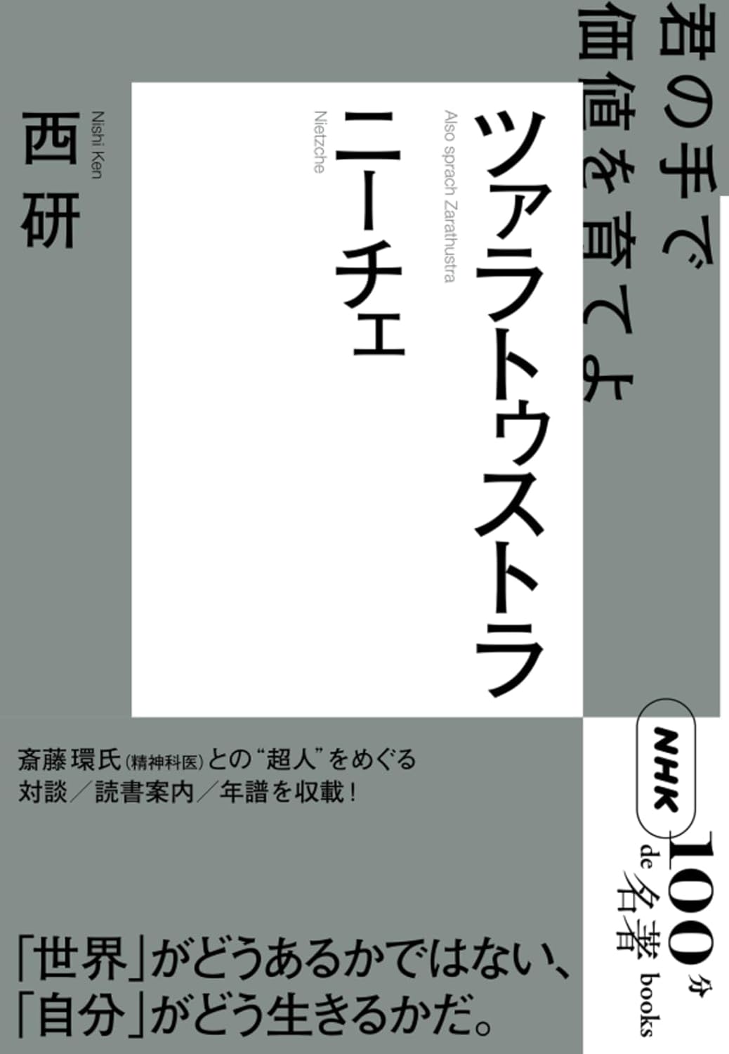 NHK「100分 de 名著」ブックス ニーチェ ツァラトゥストラ 表紙